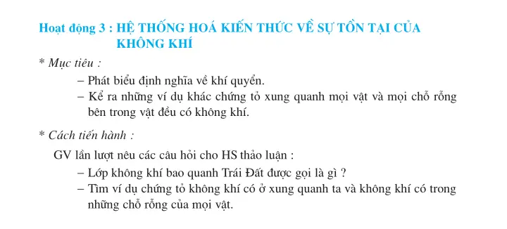 Bài 30. Làm thế nào để biết có không khí ?