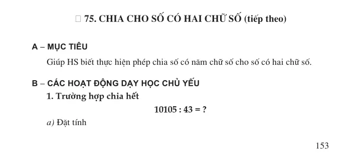 Chia cho số có hai chữ số (tiếp theo)