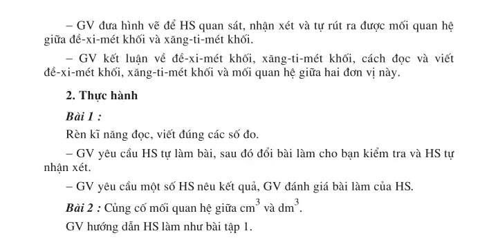 Xăng-ti-mét khối. Đề-xi-mét khối