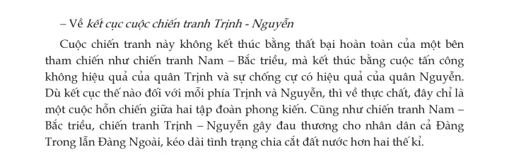 Tiết 2. II - Các cuộc chiến tranh Nam - Bắc triều và Trịnh - Nguyễn