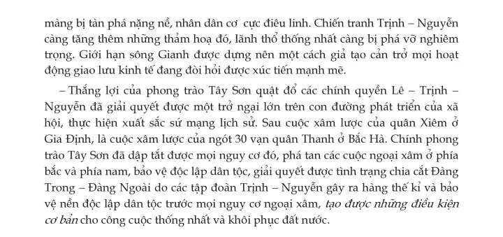 Tiết 3. III - Tây Sơn lật đổ chính quyền họ Trịnh