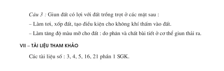 Bài 15. Giun đất