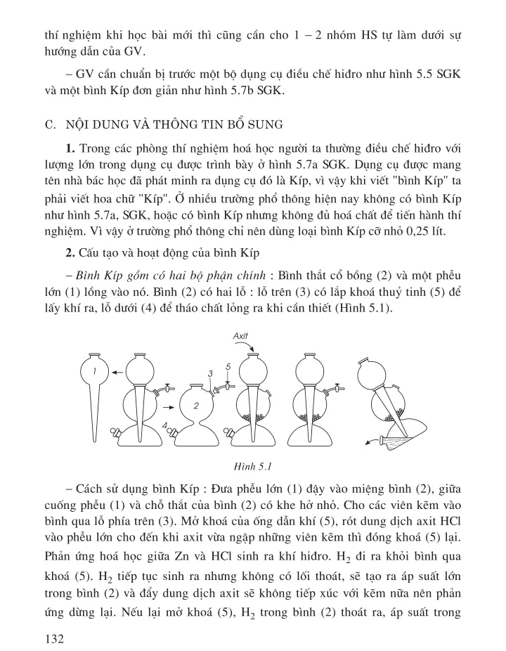 Bài 33 (1 tiết): Điều chế khí hiđro - Phản ứng thế