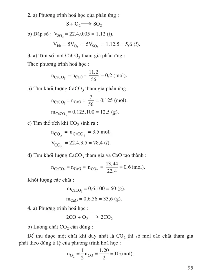 Bài 22 (2 tiết): Tính theo phương trình hoá học
