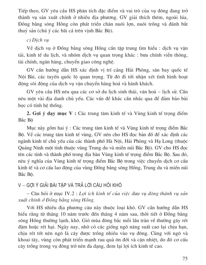 Bài 21: Vùng Đồng bằng sông Hồng (tiếp theo)