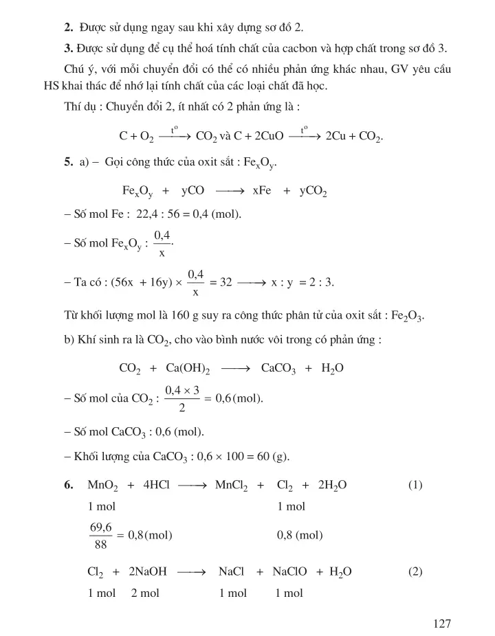 Bài 32 (1 tiết) : Luyện tập chương 3 : Phi kim. Sơ lược về bảng tuần hoàn các nguyên tố hoá học