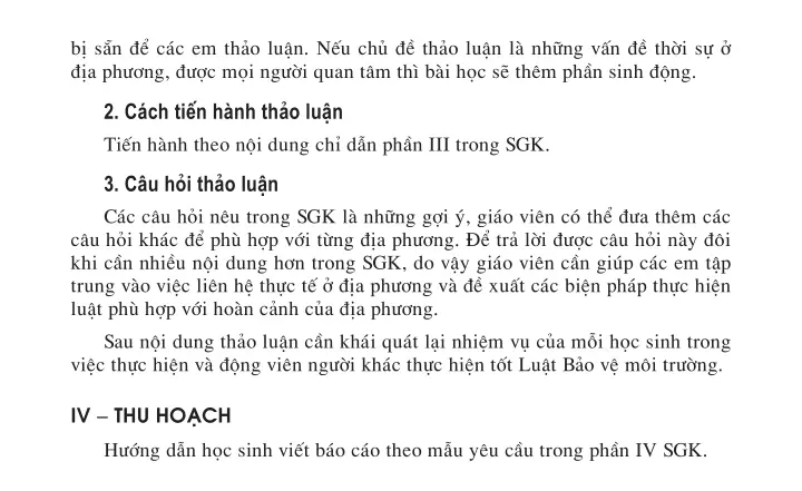 Bài 62. Thực hành : Vận dụng Luật Bảo vệ môi trường vào việc bảo vệ môi trường ở địa phương