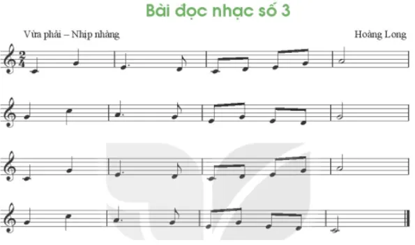 Bài đọc nhạc số 3 Doc Nhac Bai Doc Nhac So 3 55434