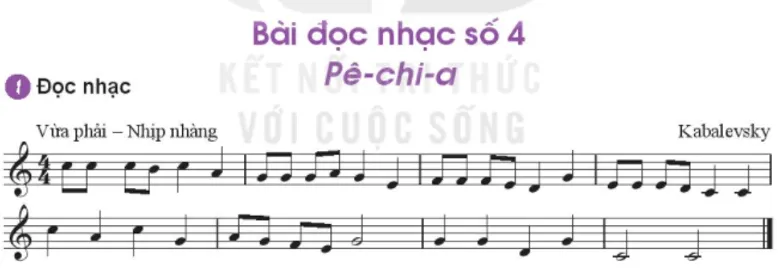 Bài đọc nhạc số 4 Doc Nhac Bai Doc Nhac So 4 55446