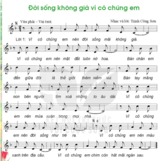 Hát: Bài hát Đời sống không già vì có chúng em Hat Bai Hat Doi Song Khong Gia Vi Co Chung Em 54611