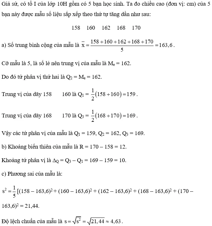 Bài 5 trang 54 Toán lớp 10 Tập 2 Cánh diều | Giải Toán 10 Bai 5 Trang 54 Toan Lop 10 Tap 2 147907