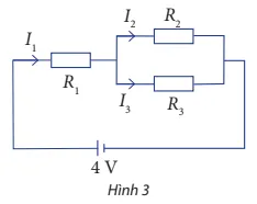 Cho sơ đồ mạch điện như Hình 3 Biết R1 = 4 Ôm, R2 = 4 Ôm và R3 = 8 Ôm Bai 5 Trang 21 Chuyen De Toan 10 Ctst 1