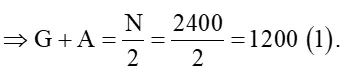 Một phân tử DNA có khối lượng là 72.10^4 đvC và có 2826 liên kết hyđro (ảnh 1) Bai 6 Trang 22 Chuyen De Toan 10 Cd 135893