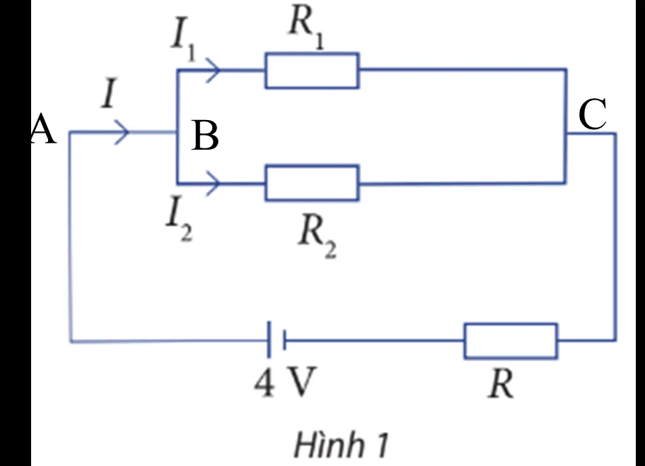 Cho sơ đồ mạch điện như Hình 1 Biết rằng R = R1 = R2 = 5 Ôm Bai 8 Trang 25 Chuyen De Toan 10 Ctst 2