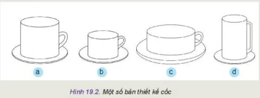 Quan sát Hình 19.2 và cho biết hình nào được thiết kế cân đối nhất giữa các bộ phận cũng như tỉ lệ chung Kham Pha Trang 109 Cong Nghe 10 Tkcn