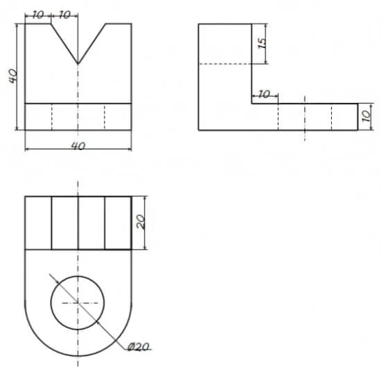 Cho mô hình ba chiều của các vật mẫu từ Hình 9.17 đến Hình 9.20 Thuc Hanh Trang 56 Cong Nghe 10 Tkcn 2