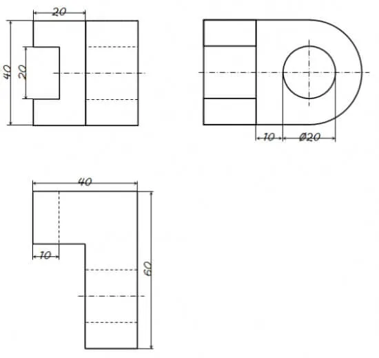 Cho mô hình ba chiều của các vật mẫu từ Hình 9.17 đến Hình 9.20 Thuc Hanh Trang 56 Cong Nghe 10 Tkcn 5