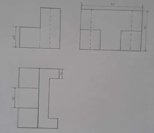 Hãy vẽ ba hình chiếu vuông góc của đồ vật trong gia đình? Van Dung Trang 56 Cong Nghe 10 Tkcn 1