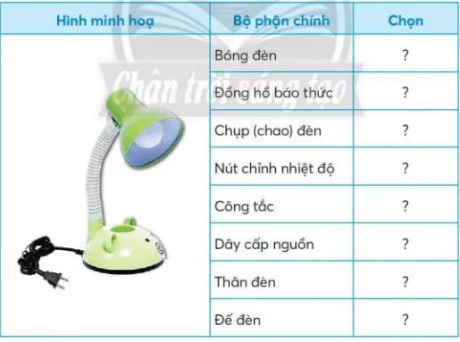 Công nghệ lớp 3 Bài 2: Sử dụng đèn học trang 12, 13, 14, 15, 16, 17 | Chân trời sáng tạo Bai 2 Su Dung Den Hoc 135702