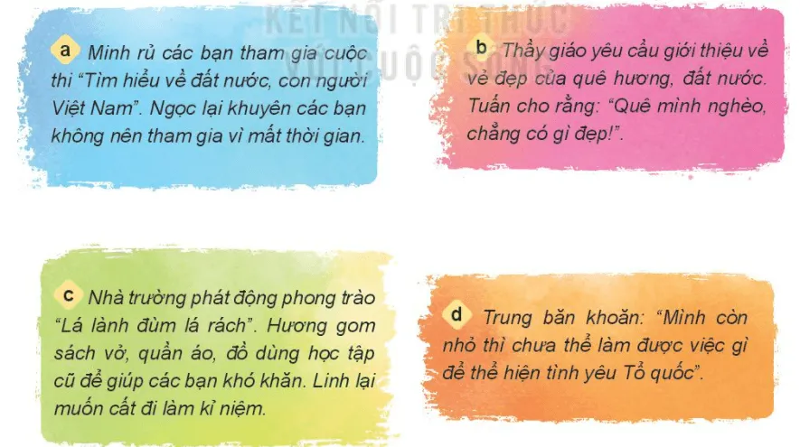 Đạo đức lớp 3 trang 13, 14 Luyện tập | Kết nối tri thức Bai 2 Tu Hao To Quoc Viet Nam 126156