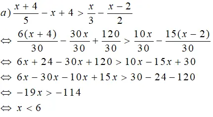 Đề kiểm tra Toán 8 | Đề thi Toán 8 De Kiem Tra 45 Phut Dai So Hoc Ki 2 Toan 8 Chuong 4 De 2 5