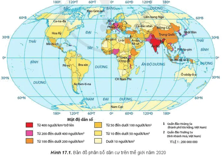 Đọc thông tin và quan sát hình 17.1, hãy Phân tích tác động của các nhân tố tự nhiên Cau Hoi Trang 63 Dia Li 10 1 141473