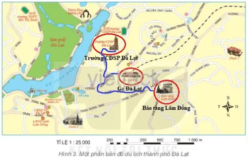 Tìm trên bản đồ hình 3 các địa điểm: Trường Cao đẳng Sư phạm Đà Lạt Cau Hoi 3 Trang 111 1 Dia Li Lop 6 Ket Noi Tri Thuc