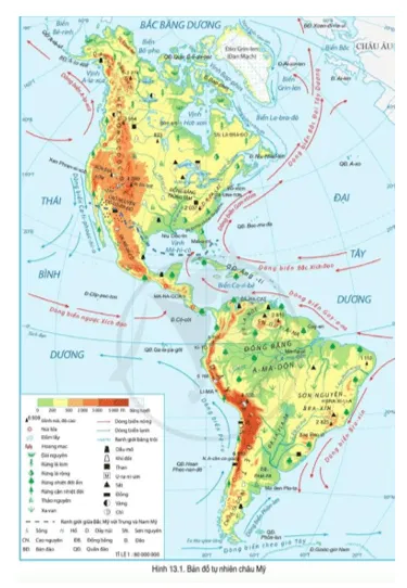 Đọc thông tin và quan sát hình 13.1, trình bày sự phân hóa của tự nhiên Trung và Nam Mỹ  Cau Hoi Trang 136 Dia Li Lop 7 Canh Dieu 141209