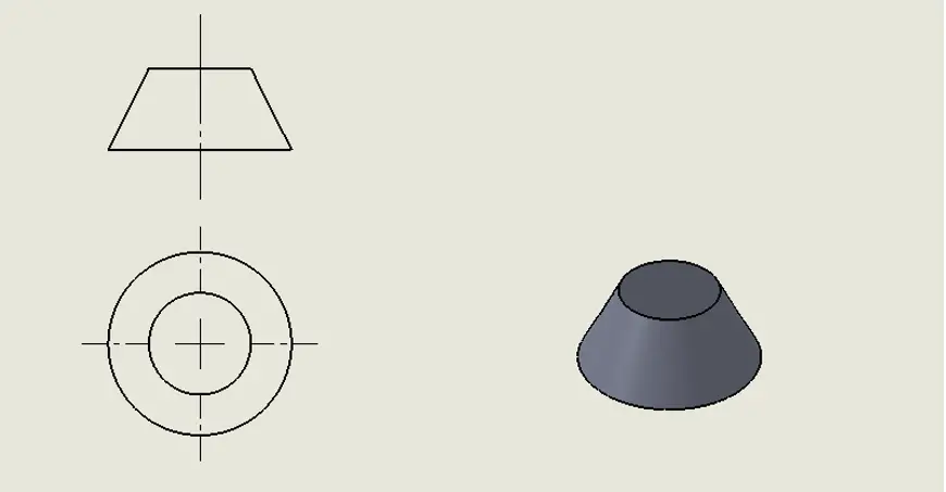 Hướng dẫn cách vẽ hình nón cụt trong cad 3d đơn giản và chi tiết