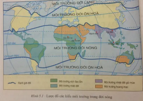 Để học tốt Địa Lý 7 | Giải bài tập Địa Lý 7 Tra Loi Cau Hoi Dia Li 7 Bai 5