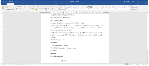 Giải bài tập Tin học 10 | Giải Tin học 10 Bai 15 Lam Quen Voi Microsoft Word 11