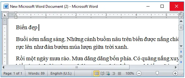 Giải bài tập Tin học 6 | Để học tốt Tin học 6 Bai Thuc Hanh 5 Van Ban Dau Tien Cua Em 46