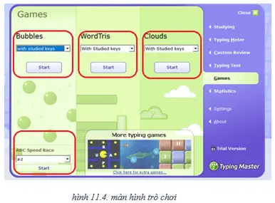 Lý thuyết: Luyện gõ phím nhanh bằng TYPING MASTER - Lý thuyết Tin học 7 đầy đủ nhất Ly Thuyet Luyen Phim Go Nhanh Bang Typing Master 3