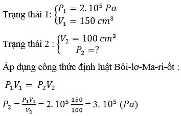 Giải bài tập Vật Lý 10 | Để học tốt Vật Lý 10 Bai 8 Trang 159 Sgk Ly 10