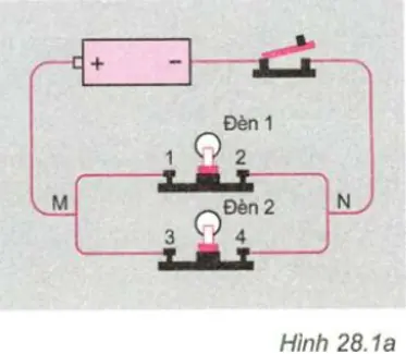 Giải Bài Tập Vật Lí 7 - Bài 28: Thực hành: Đo cường độ dòng điện và hiệu điện thế đối với đoạn mạch song song