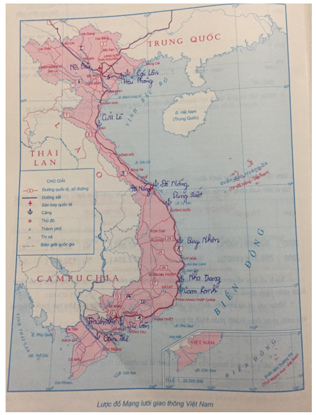 Giải tập bản đồ và bản đồ thực hành Địa Lí 12 Bai 1 Trang 53 Tap Ban Do Dia Li 12