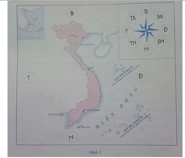 Giải tập bản đồ và bài tập thực hành Địa Lí 6 Bai 1 Trang 8 Tap Ban Do Dia Li 6