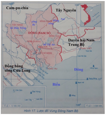 Giải tập bản đồ và bản đồ thực hành Địa Lí 9 Bai 1 Trang 43 Tap Ban Do Dia Li 9