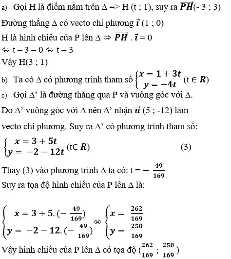 Giải Toán 10 nâng cao | Giải bài tập Toán lớp 10 nâng cao Bai 12 Trang 84 Sgk Hinh Hoc 10 Nang Cao 1