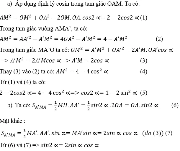 Giải Toán 10 nâng cao | Giải bài tập Toán lớp 10 nâng cao Bai 36 Trang 207 Sgk Dai So 10 Nang Cao 2