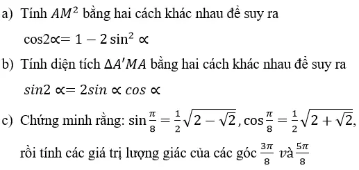 Giải Toán 10 nâng cao | Giải bài tập Toán lớp 10 nâng cao Bai 36 Trang 207 Sgk Dai So 10 Nang Cao