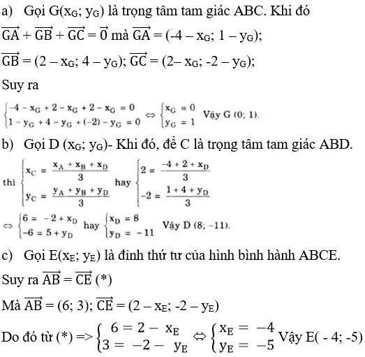 Giải Toán 10 nâng cao | Giải bài tập Toán lớp 10 nâng cao Bai 36 Trang 31 Sgk Hinh Hoc 10 Nang Cao 1