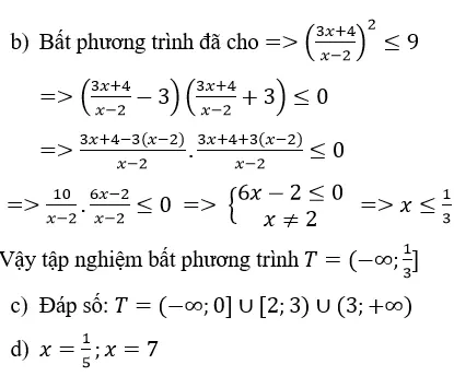 Giải Toán 10 nâng cao | Giải bài tập Toán lớp 10 nâng cao Bai 69 Trang 154 Sgk Dai So 10 Nang Cao 2