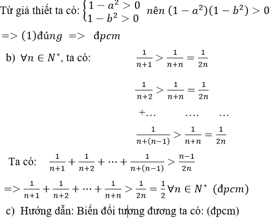 Giải Toán 10 nâng cao | Giải bài tập Toán lớp 10 nâng cao Bai 76 Trang 155 Sgk Dai So 10 Nang Cao 1