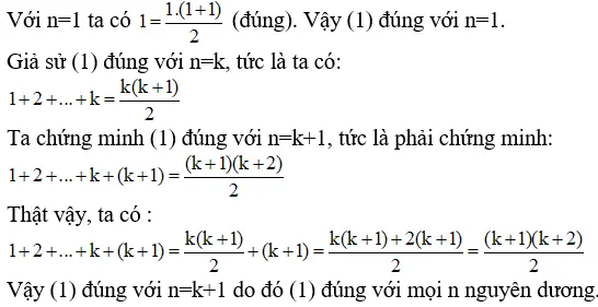 Giải Toán 11 nâng cao | Giải bài tập Toán lớp 11 nâng cao Bai 1 Trang 100 Sgk Dai So Va Giai Tich 11 Nang Cao 1