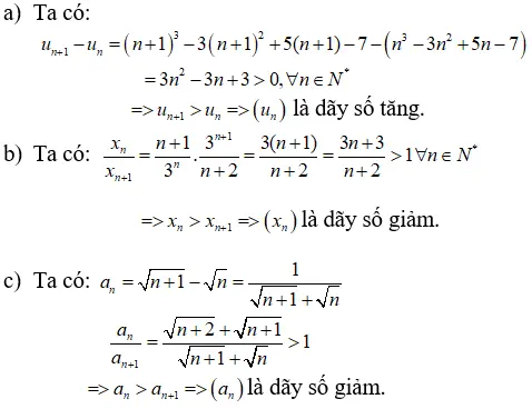 Giải Toán 11 nâng cao | Giải bài tập Toán lớp 11 nâng cao Bai 13 Trang 106 Sgk Dai So Va Giai Tich 11 Nang Cao 1