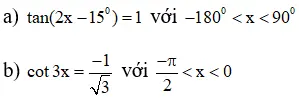 Giải Toán 11 nâng cao | Giải bài tập Toán lớp 11 nâng cao Bai 20 Trang 29 Sgk Dai So Va Giai Tich 11 Nang Cao