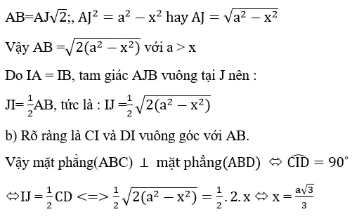 Giải Toán 11 nâng cao | Giải bài tập Toán lớp 11 nâng cao Bai 27 Trang 112 Sgk Hinh Hoc 11 Nang Cao 1