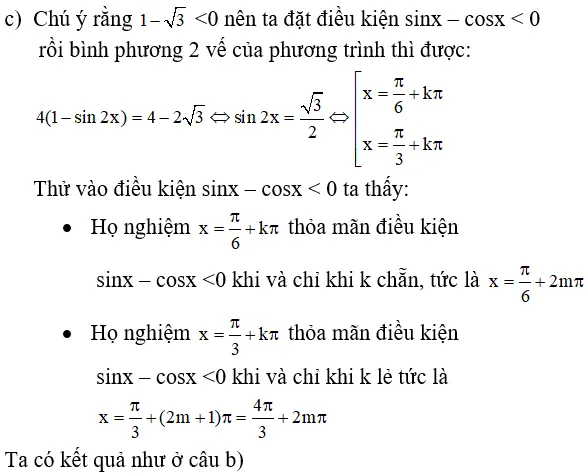 Giải Toán 11 nâng cao | Giải bài tập Toán lớp 11 nâng cao Bai 48 Trang 48 Sgk Dai So Va Giai Tich 11 Nang Cao 2