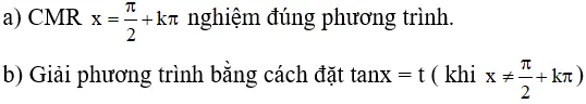 Giải Toán 11 nâng cao | Giải bài tập Toán lớp 11 nâng cao Bai 50 Trang 48 Sgk Dai So Va Giai Tich 11 Nang Cao 1